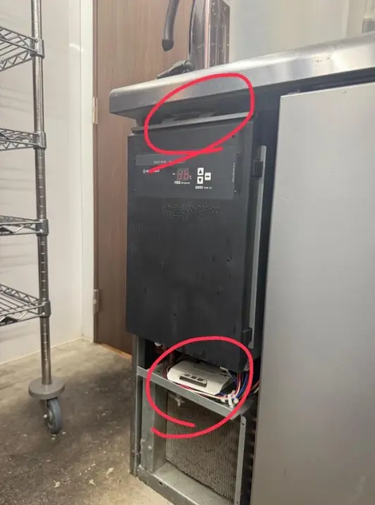 モーター付近の確認